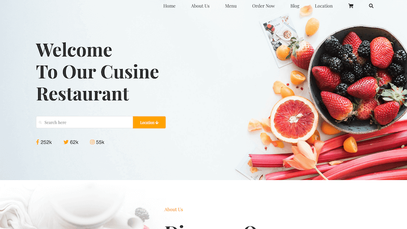 Cuisine Restaurant Screenshot